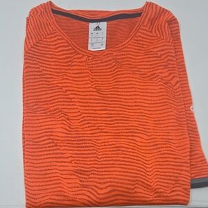 adidas Training T-Shirt X Adizero Solar Orange/Maroon